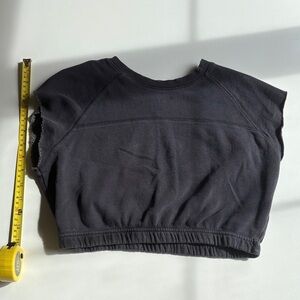 Arizona Jean Company Charcoal Crop Top